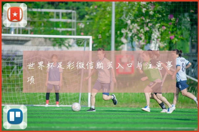 世界杯足彩微信购买入口与注意事项